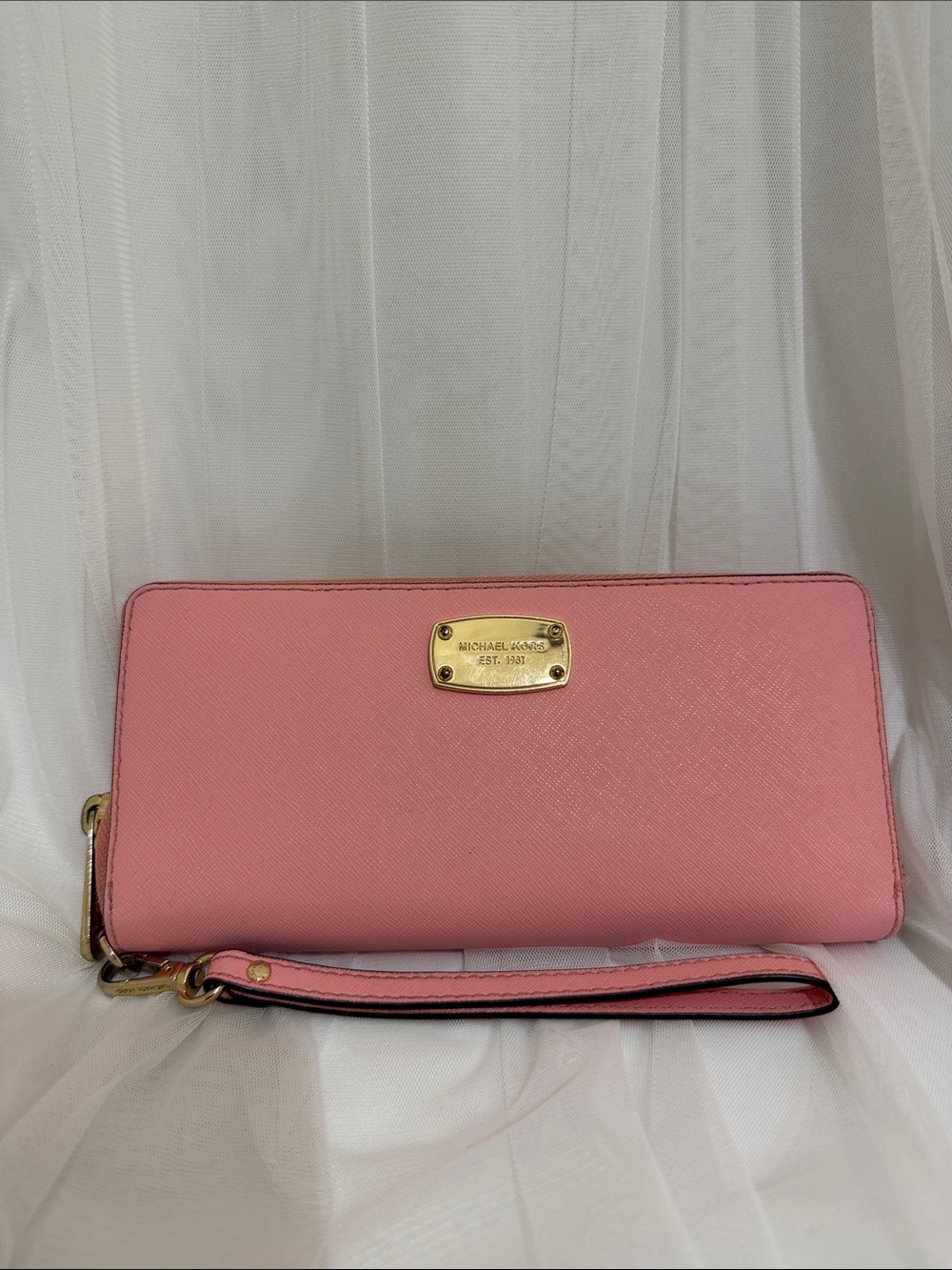 Michael Kors Pink Wristlet Wallet